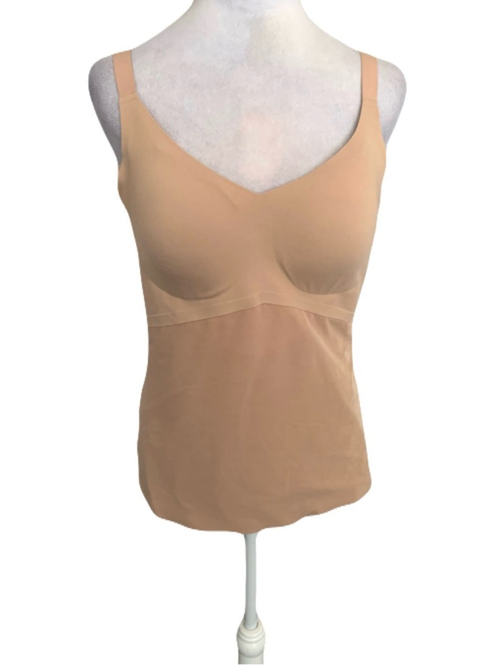 Honeylove Women’s Large Adjustable Strap Nude Beige Shape Wear Tank Top